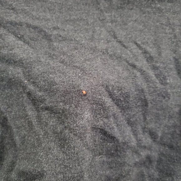 Lands' End Men Sweater‎ Large Gray 100% Wool V Neck Pullover Long Sleeve READ - Picture 6 of 7